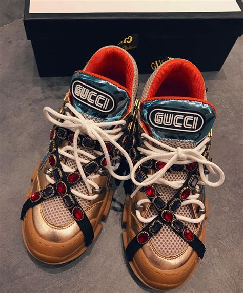 gucci flashtrek sneaker with removable crystals replica